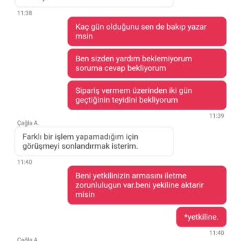 Yemeksepeti Sipariş Ve Çalışan Temsilci Sorunları
