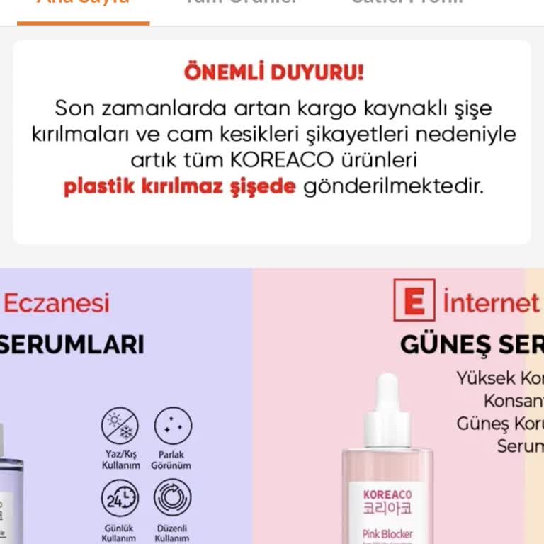 Trendyol İnternet Eczanesi İsimli Satıcı