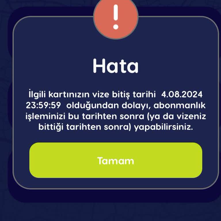 BURULAŞ Bursakart Uygulaması Abonman Yenilenme Sorunu