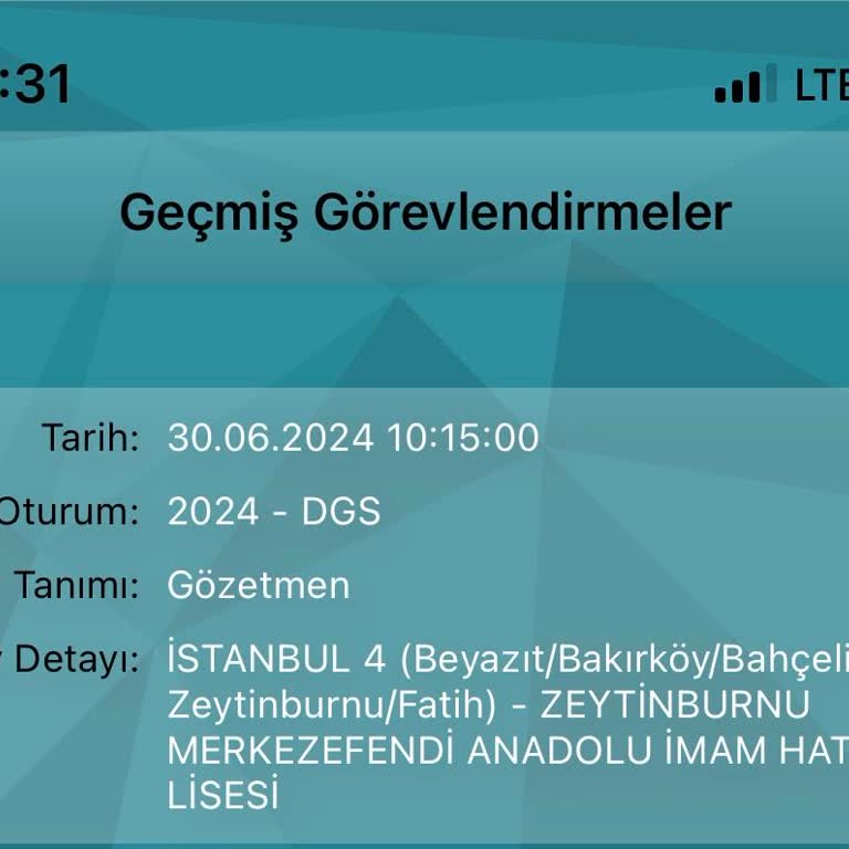 ÖSYM DGS Gözetmenlik Ücreti Mağduriyeti