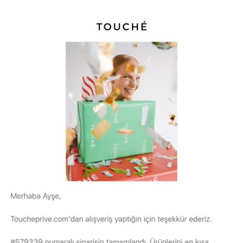 Touché Privé Touche Den Gönderilmeyen Sipariş