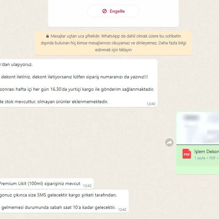 vozolcesitleri.com Sipariş Sonrası İletişimsizlik Ve Bloklama Sorunu