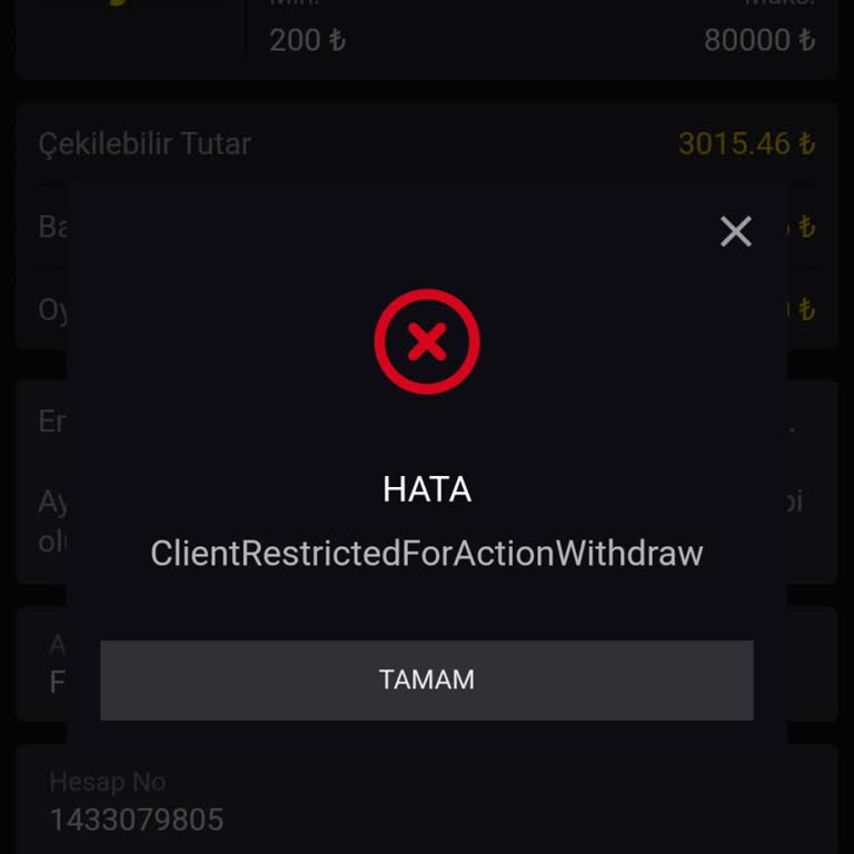 Winxbet Para Çekiminde Oyalıyor