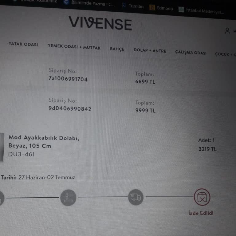 Vivense Ücret İadesi Yapmıyor!