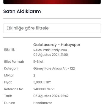 Banabilet.com Bana Bilet Uygulamasının Biletlerimi Tanımlamasını Bekliyorum.