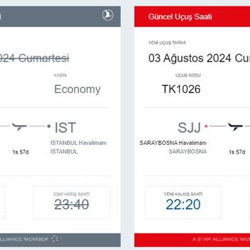 Delayed Turkish Airlines Flight from Bosnia to Istanbul Causes 9+ Hour Delay