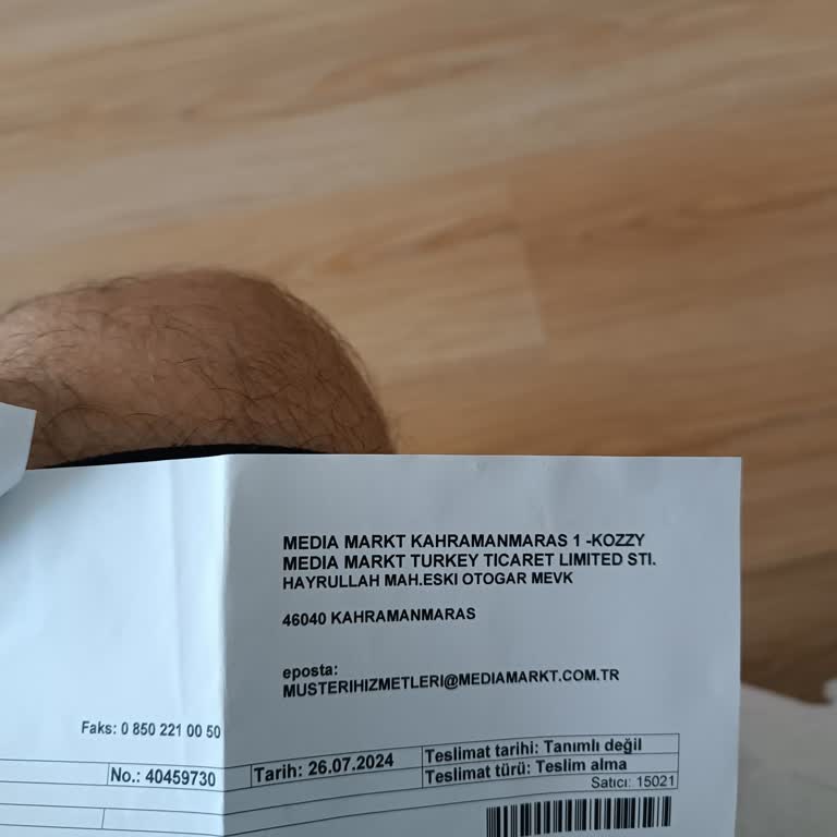 Media Markt Kahramanmaraş TV Panel Koruma Ürünün Ulaşmaması