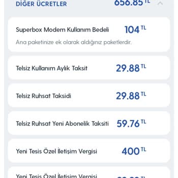 Turkcell Hizmet Almadığım İnternet İçin Fahiş Cayma Bedeli Ve Vergi Talebi