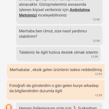 Trendyol GO'dan Verdiğim Sipariş Eksik Geldi Ve Ücreti İade Edilmedi