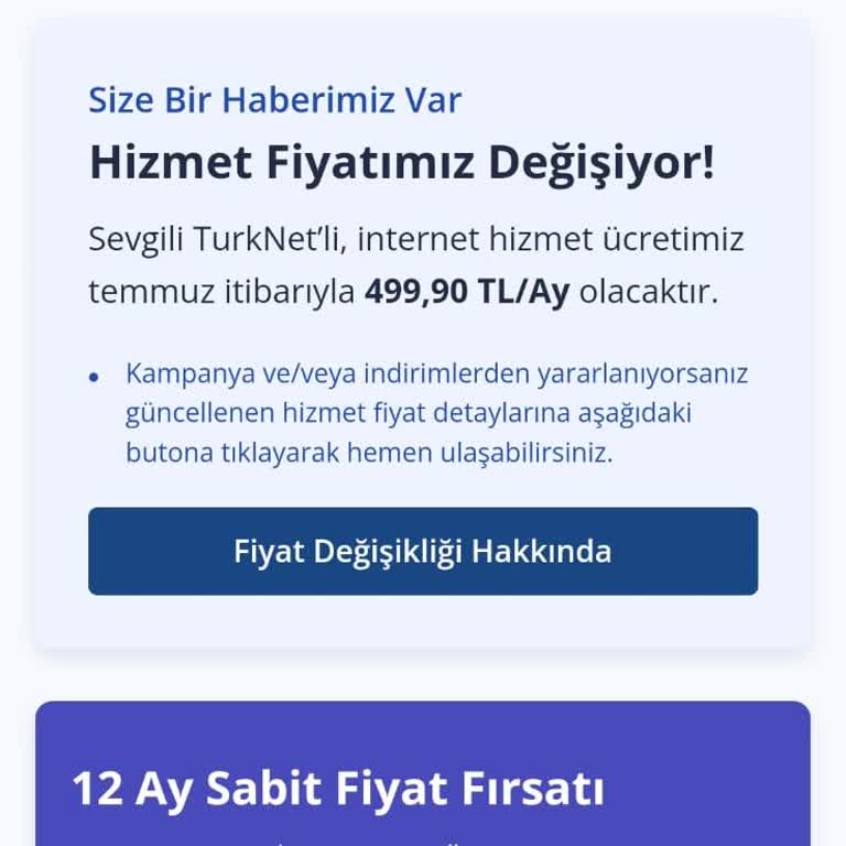 TurkNet 2 Ayda Bir Fiyatlara Fahiş Zam Yapıyor!