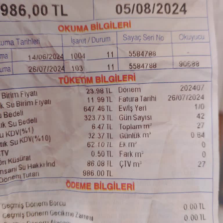 İSKİ Fatura Sorunu Ve Çözüm Talebi