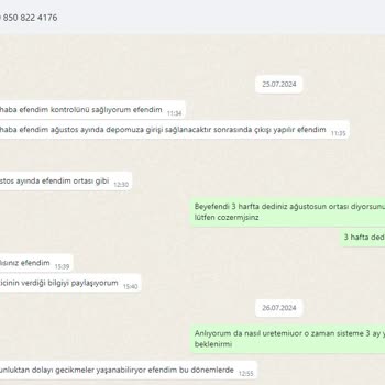 Tiamob Mobilyadan Şikayetçiyim Dolap Aldım 39 Gün Oldu