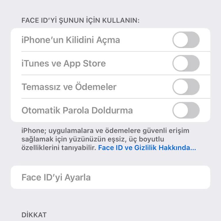iPhone Apple 11 Face ID Çalışmıyor
