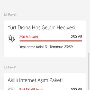 Vodafone Yanlış İnternet Ücretlendirmesi Ve İade Talebi