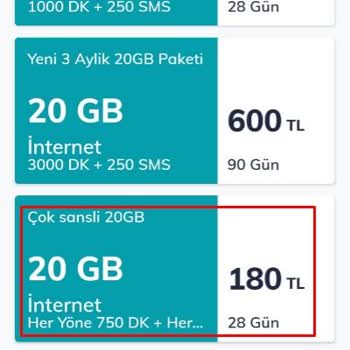 Satın Alınamayan Faturasız Paket Türk Telekom Ödeme Hatası