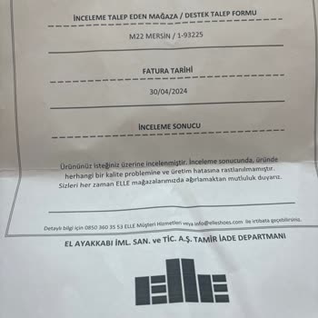 Elle Ayakkabı Kısa Sürede Aşınan Terlik Ve Yetersiz Müşteri Hizmeti