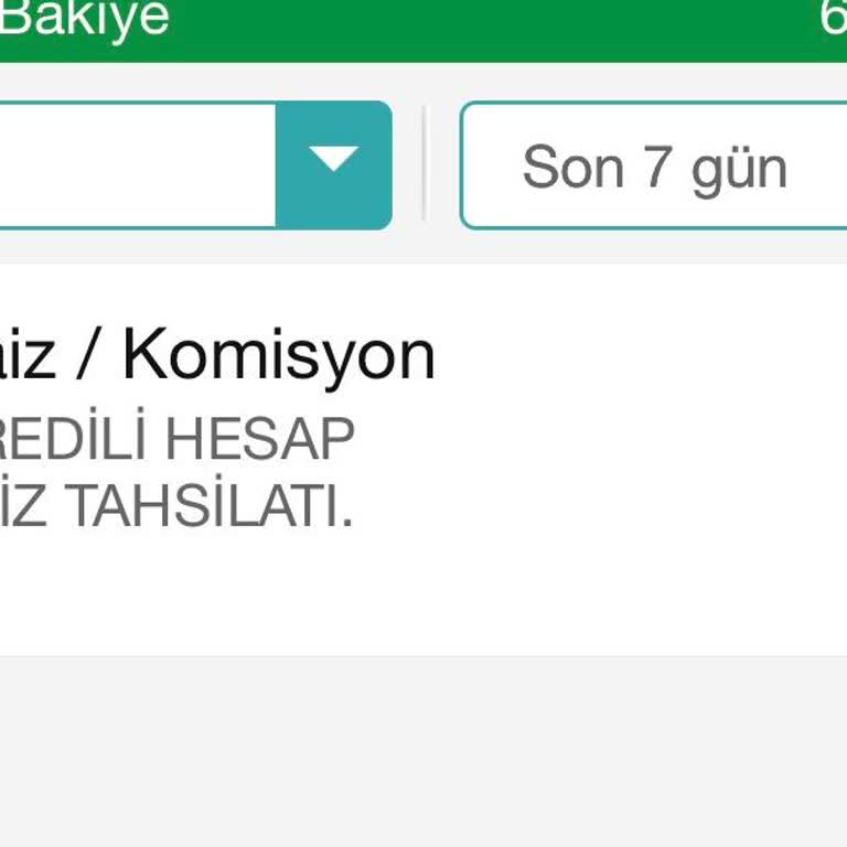 Garanti BBVA Kredili Faiz Hesap Tahsilatı Kesintisi