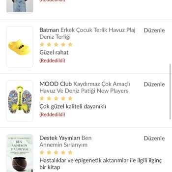 Trendyol "Şüpheli Yorum" Açıklaması İle Red Olan Ürün Gerçek Yorumlarım Hk.