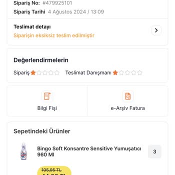 Migros Ürünlerimi Teslim Etmiyor