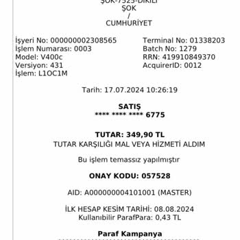 Şok Market Çift Çekim Para İadesi Yapılmadı