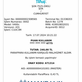 Şok Market Çift Çekim Para İadesi Yapılmadı