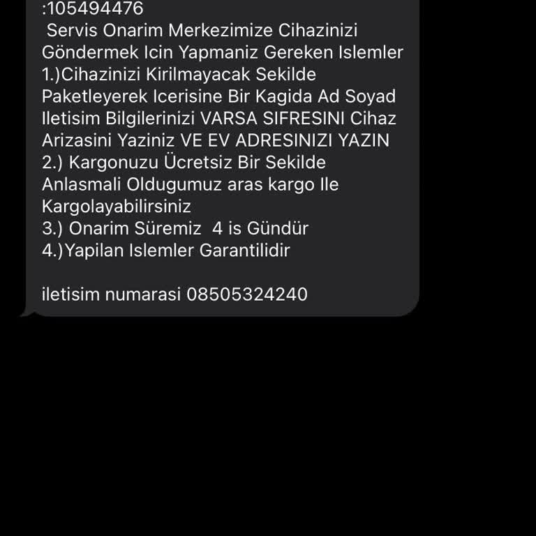 Realme Ve Servis Olayı