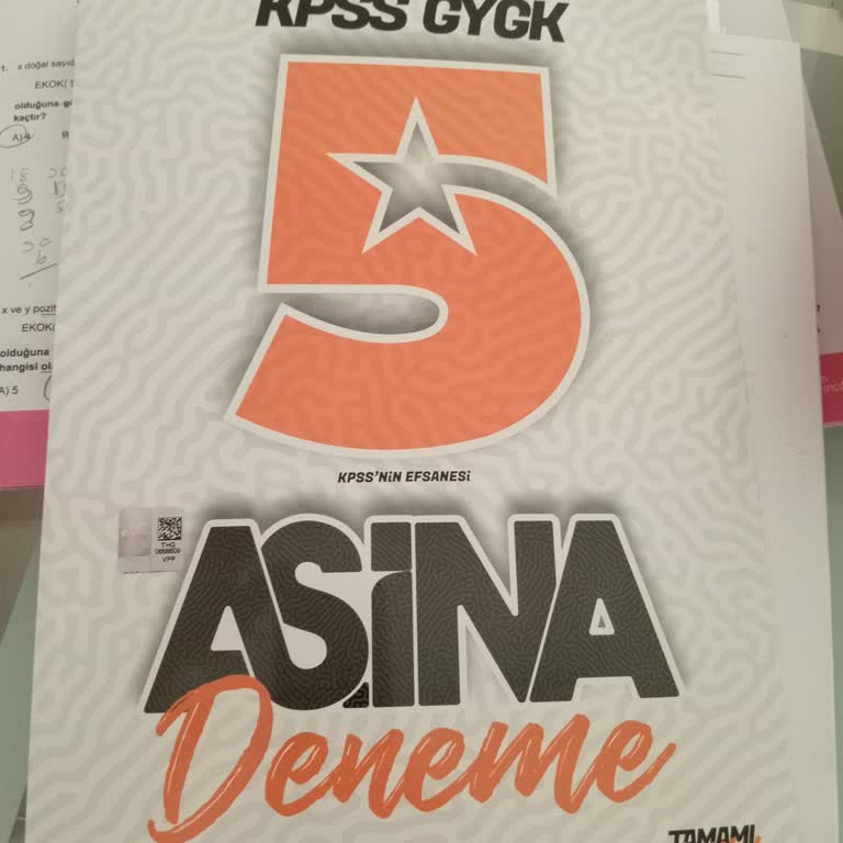 İsem Yayıncılık Çek Kopar Testleri Ve 5 Li KPSS Denemesi.