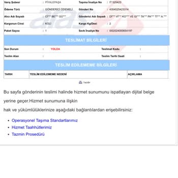 Aras Kargo'nun Mağdur Ettiği Bir Diğer Kişi!