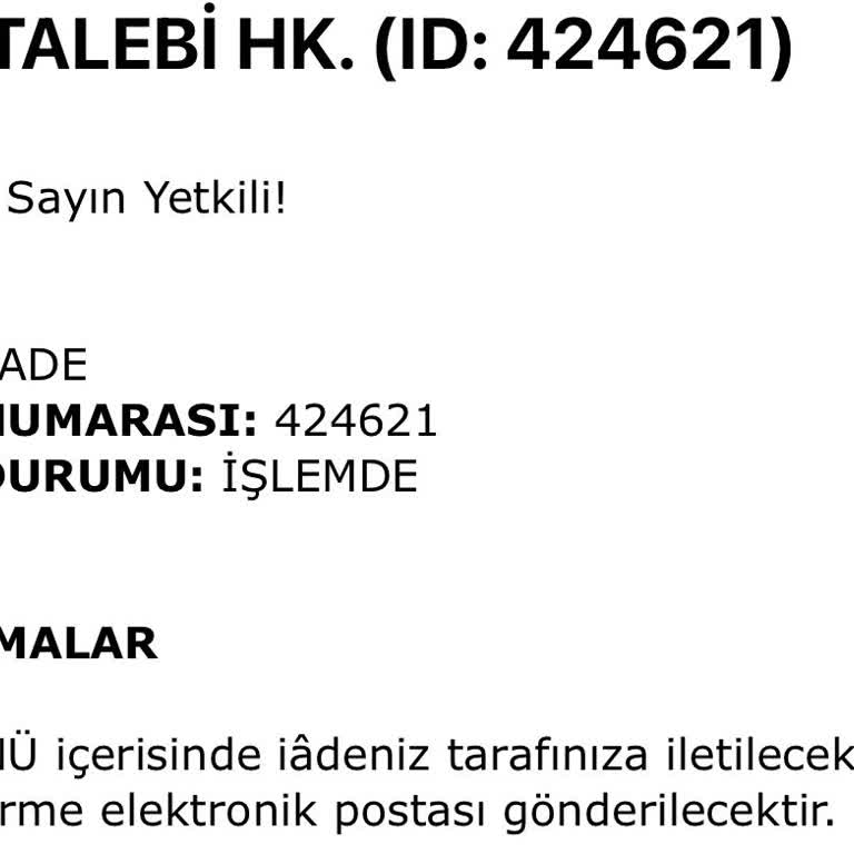 Dyt. Berna Macit İletişim Eksikliği Ve Geri Ödeme Sorunlarıyla Karşılaştım