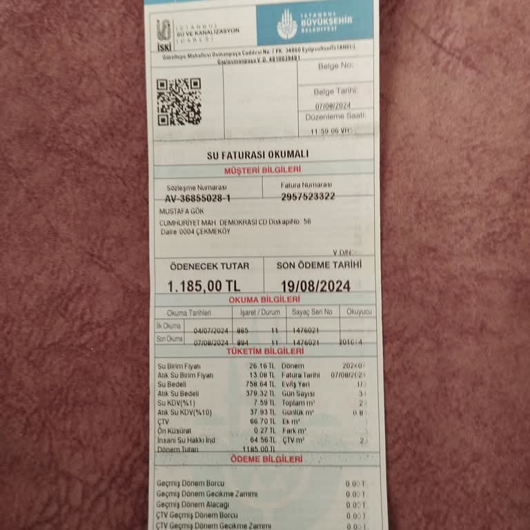 İBB - İstanbul Büyükşehir Belediyesi İstanbul Su Ve Kanalizasyon İdaresi Genel Müdürlüğü