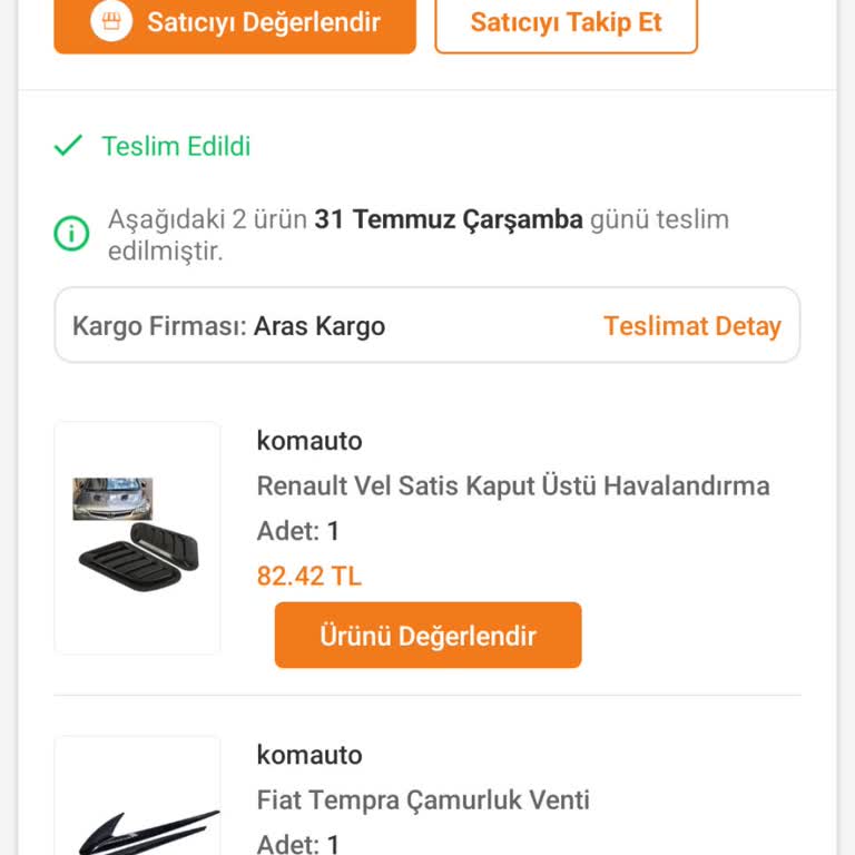 Aras Kargo İnebolu Şubesi'nde Yaşadığım Teslimat Sorunu