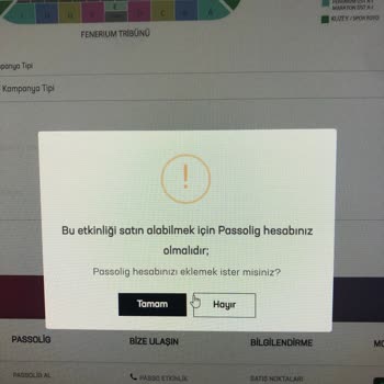 Aldığım Bileti Tanımlamıyor Passolig