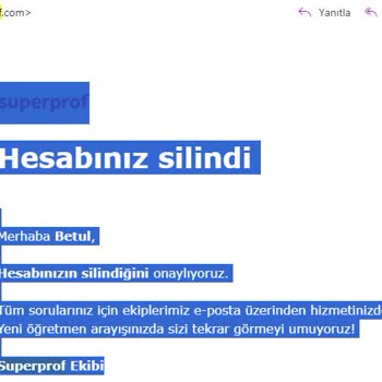 Superprof Üyelik İptali Olsa Bile Hesabından Para Çekmeye Devam Ediyor