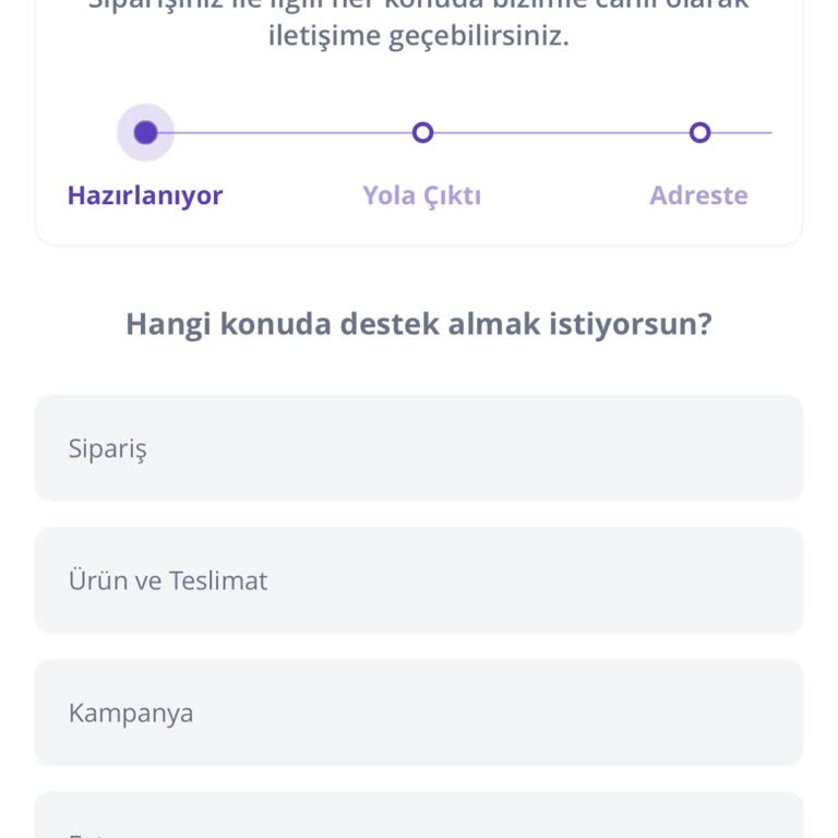 Getir Gelmeyen Sipariş Mağduriyeti