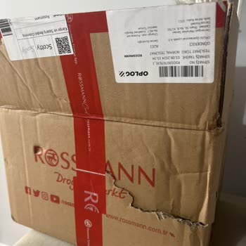 Rossmann Online Alışveriş Hasarlı Kargo& Ürün!