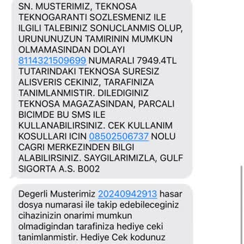 Teknosa Gig Sigorta Kasko/Garanti Mağduriyeti Yaptırmayın