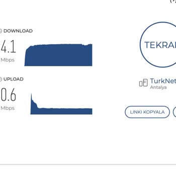 TurkNet Mbps Tutarsızlığı 32 Dediler 4 Çıktı.