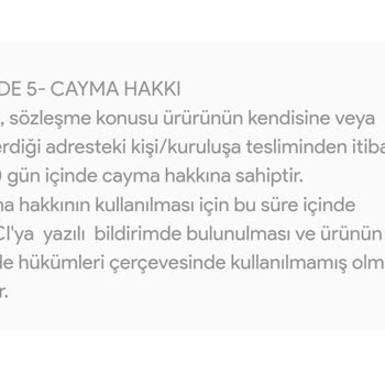 Havvam Boutique Havvam Boutiqe İadeyi Reddediyor Tüketici Hakem Heyeti'ne Gidiyorum