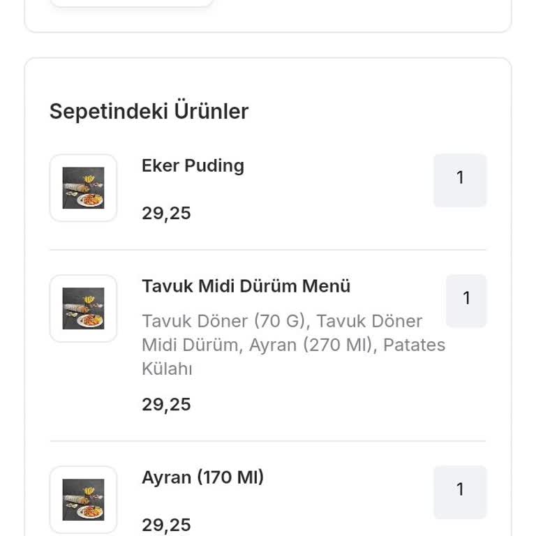 Hot Döner Eksik Ve Fişsiz Sipariş Geldi