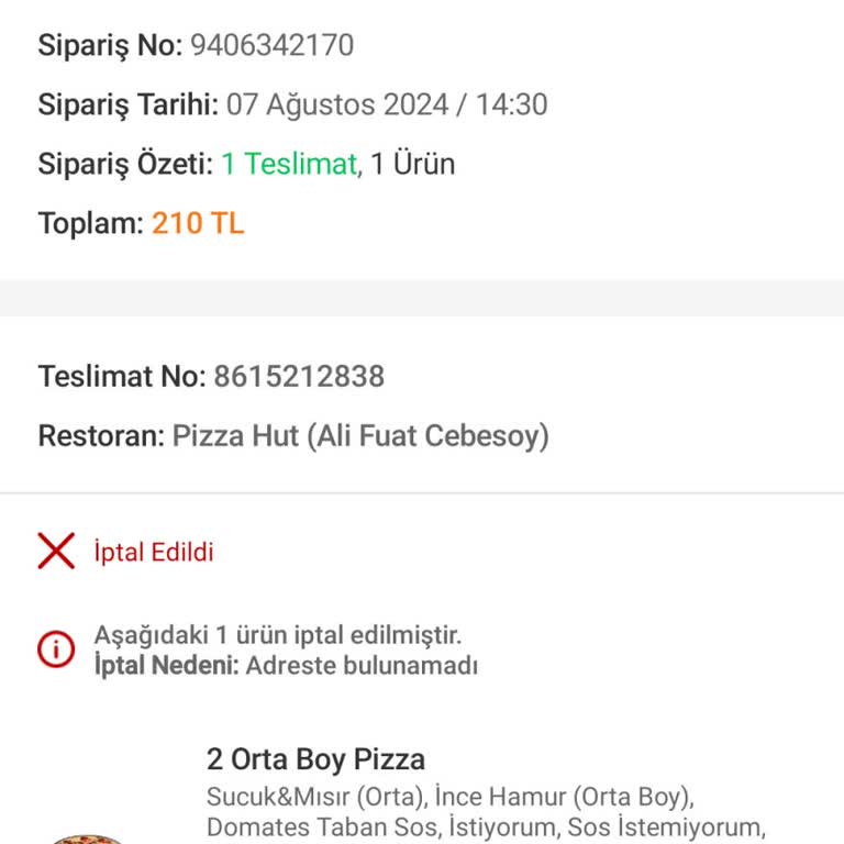 Trendyol Siparişim Gelmedi Kurye Getirmedi