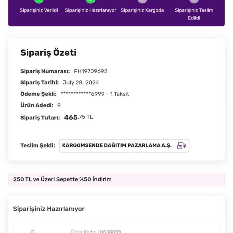 Gratis Online Siparişimi Kargolamıyor!