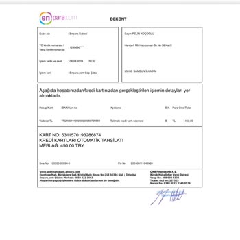 QNB Finansbank Enpara Kredi Kartımdan İzinsiz Para Çekimi
