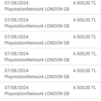 Enpara PlayStation Network London Bilgim Dışında Hesabımdan Para Çekildi