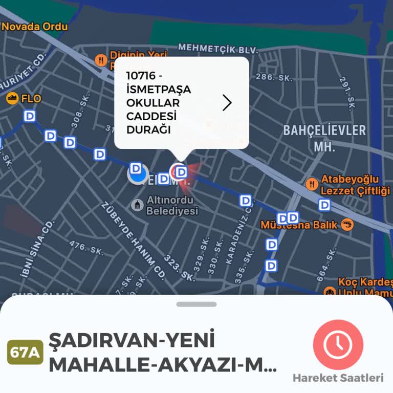 Ordu Büyükşehir Belediyesi Dolmuş Şikayeti 52j0007