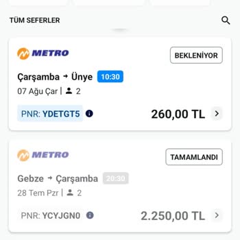 Metro Turizm İle Yaşanan Bilet Sorunu