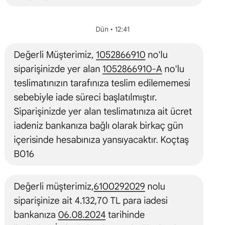 Koçtaş Pişmanlıktır Uzak Durmak Gerek