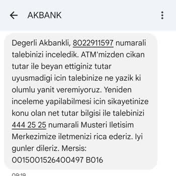 Akbank ATM'de Sıkışan Parama El Koydular