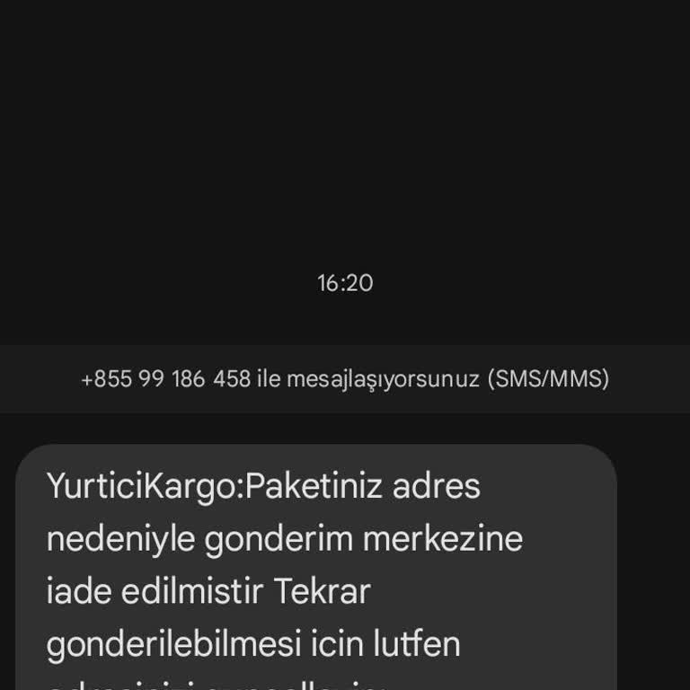 E-ticaret Marka Taklidiyle Dolandırıcılık +855 İle Başlayan Numara