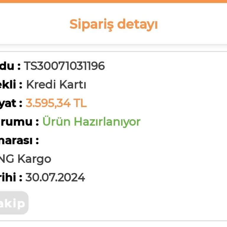Markamama.com.tr Kargoya Verilmeyen Sipariş