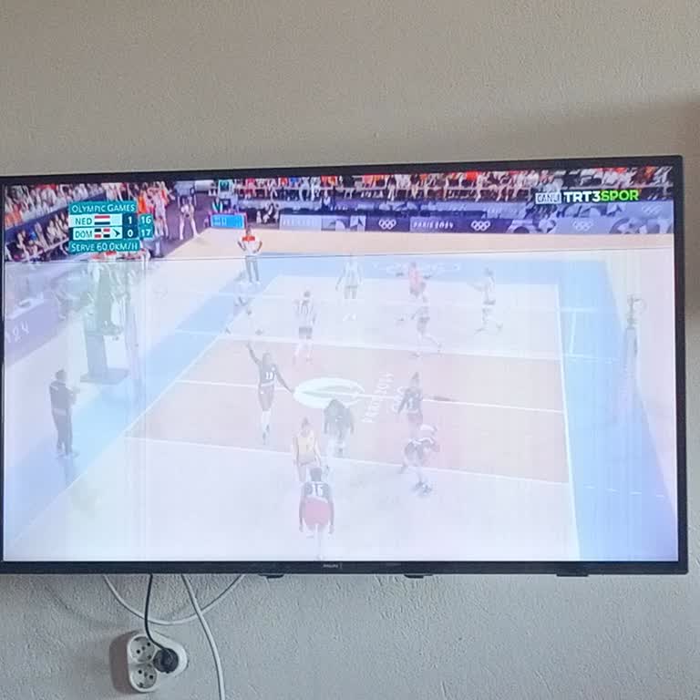 Philips TV Ekranın Bir Kısmında Görüntü Bozulması